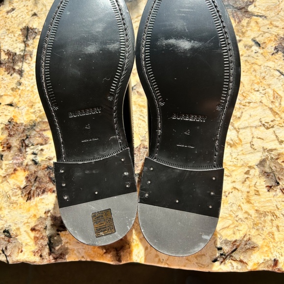 Burberry mens black vintage check Derby shoe - Picture 3 of 5